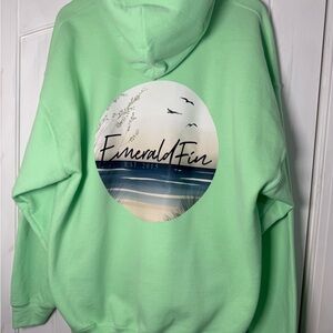 EMERALDFIN Unisex Mint Green Heavy Blend Hoodie